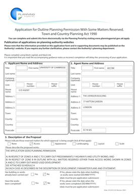 Outline Planning Permission Application