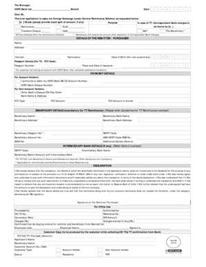 Foreign Exchange Remittance Application