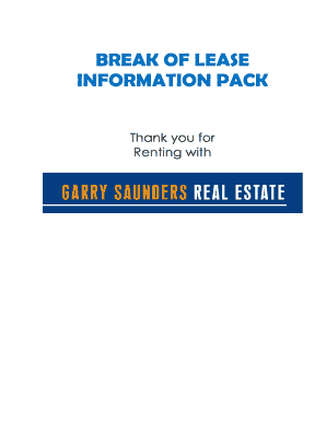 Break of Lease Agreement