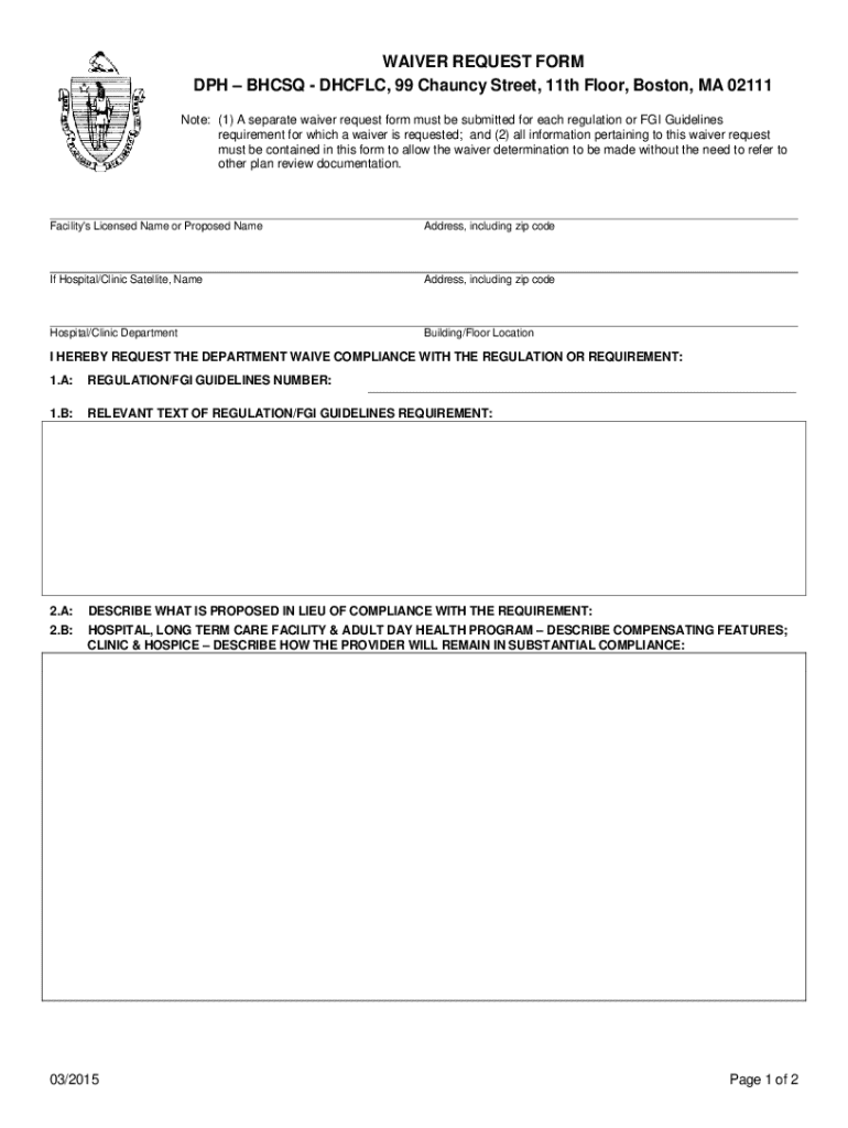 physical-plant-waiver-form (2) Preview on Page 1