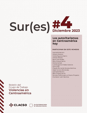 Sur(es) número 4 - los autoritarismos en centroamérica hoy