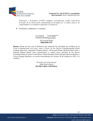 Sentencia no. 110-21-in/22 y acumulados