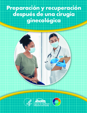 Preparación y recuperación después de una cirugía ginecológica