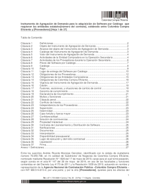 Instrumento de agregación de demanda para la adquisición de software por catálogo