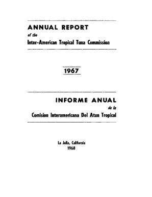 Annual Report of the Inter-american Tropical Tuna Commission 1967