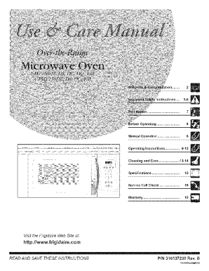 Use & Care Manual for Microwave Oven