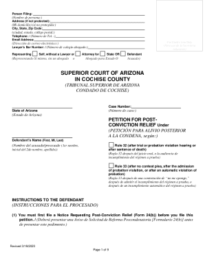 Petition for Postconviction Relief