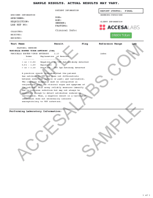 Current Methods for the Detection of Antibodies of Varicella