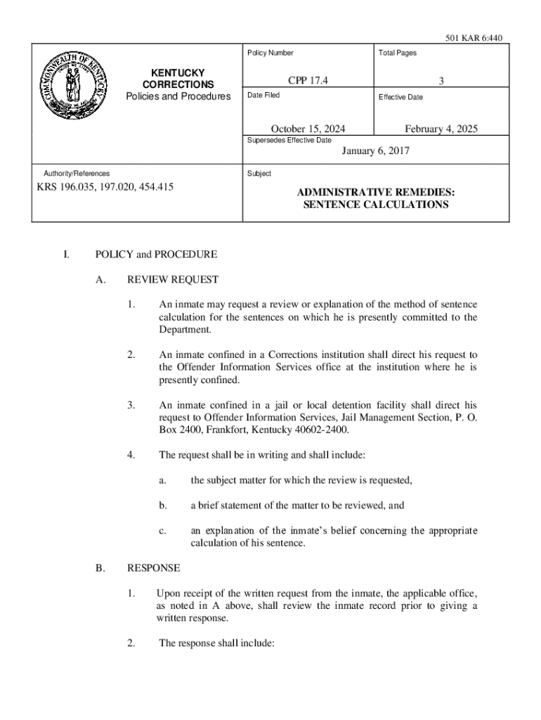 501 Kar 6:440 Preview on Page 1