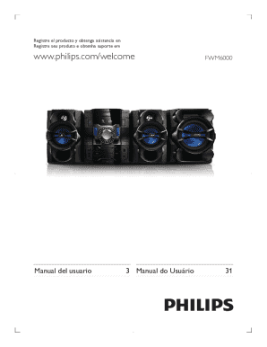 Philips FWT9200: Manual PDF y Chat con IA + Asistencia