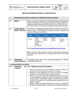 InvitaciÓn PÚblica MÍnima CuantÍa