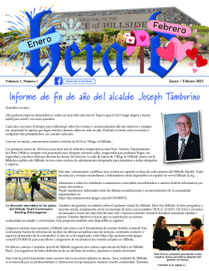 Informe De Fin De año Del Alcalde Joseph Tamburino