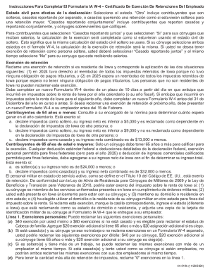 Formulario Ia W-4