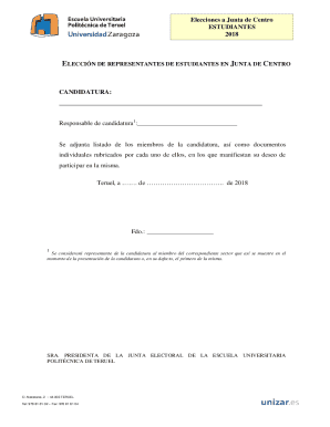 Elecciones a Junta De Centro