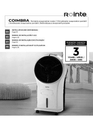 Coimbra Portable Evaporative Cooler / Climatizador Evaporativo Portátil