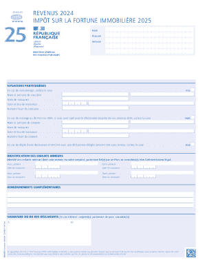 French Property Wealth Tax Form 2025