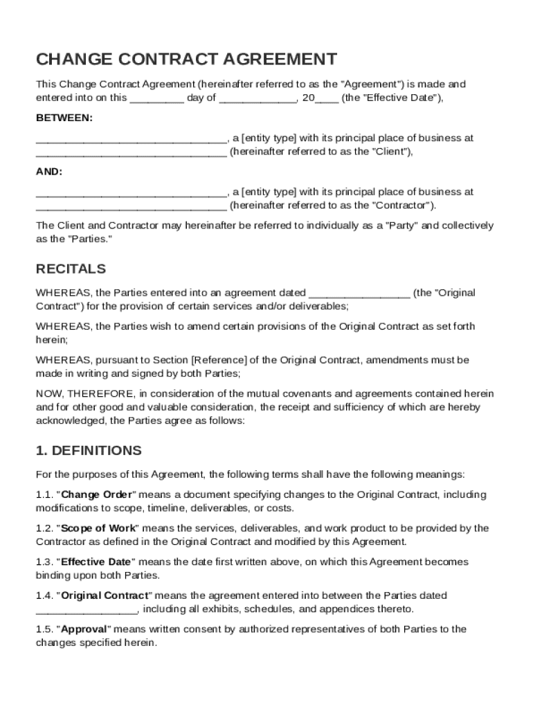 Change Contract Template Preview on Page 1