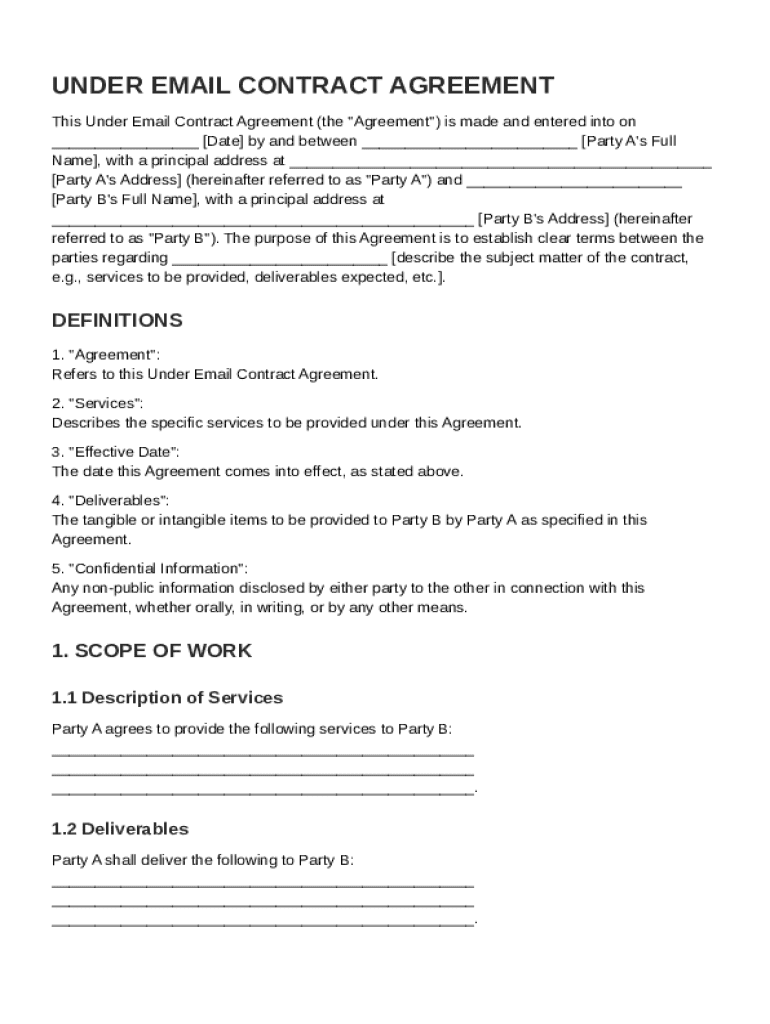 Under Email Contract Template Preview on Page 1