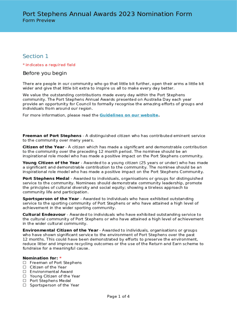 Form preview