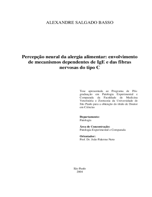 Percepção Neural Da Alergia Alimentar
