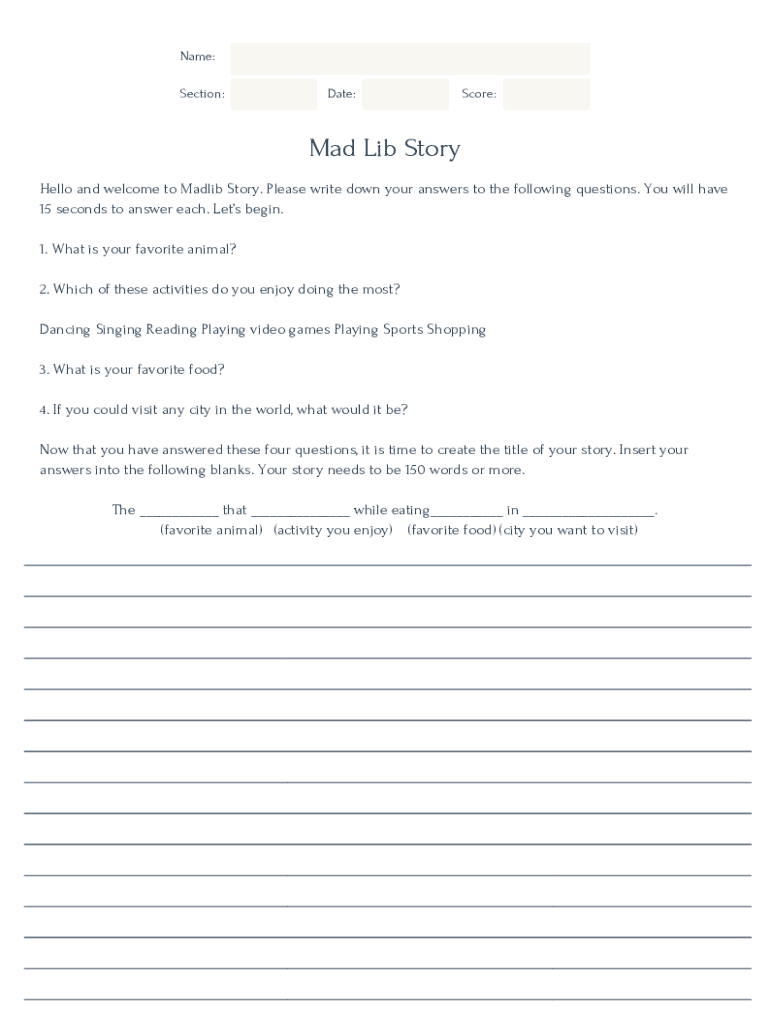 Form preview