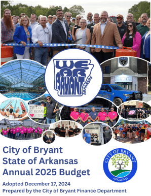 City of Bryant Annual 2025 Budget