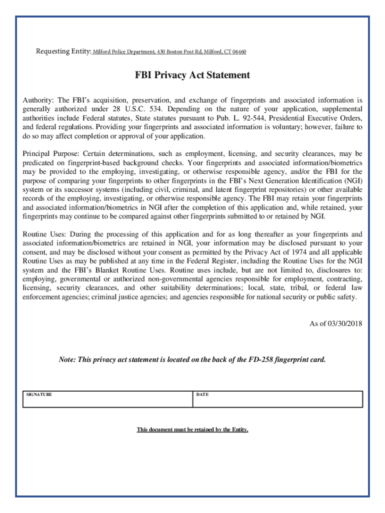 60-day Temporary State Pistol Permit Application Instruction Sheet Preview on Page 1