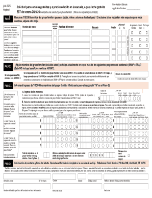 Free and Reduced Lunch Application Letter