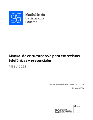 Manual De Encuestador/a Para Entrevistas Telefónicas Y Presenciales