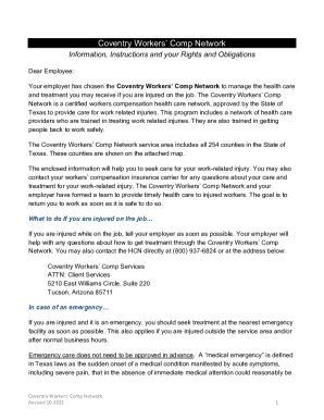 Coventry Workers’ Comp Network