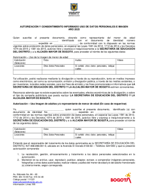 Autorizacin informada para el uso del derecho de imagen de ...