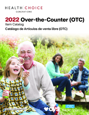 2022 Over-the-counter (otc) Item Catalog