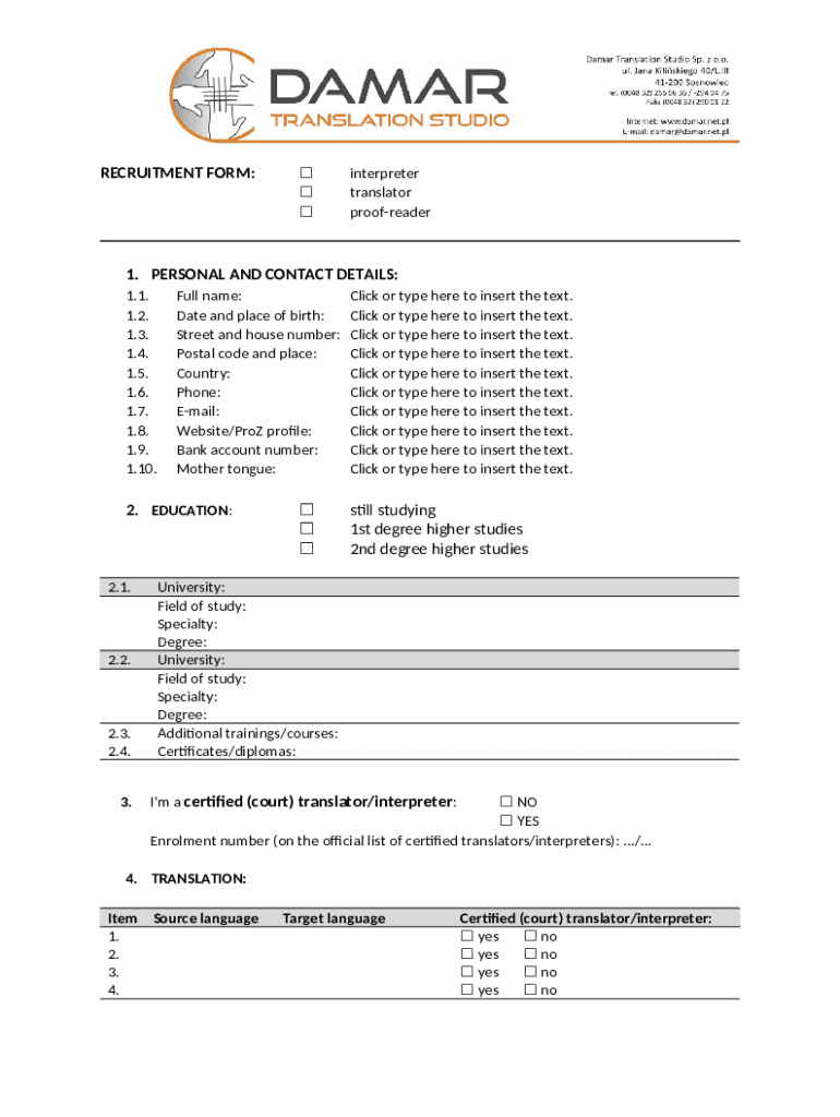 Form preview