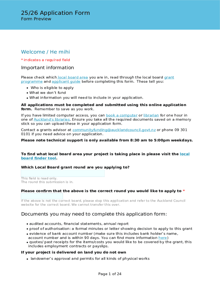Form preview