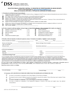 Dss Form 3072 Spa