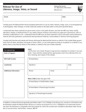 Nps form 10-3