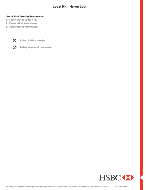 Facility Advice Letter for Home Loan