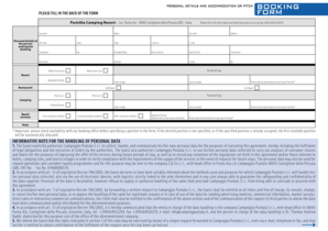 PuntaAla Camping Resort Booking Form