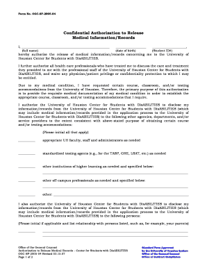 Authorization to Release Medical Records