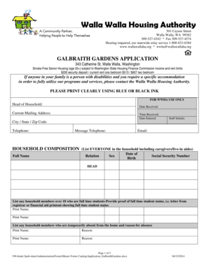 Galbraith Gardens Application - Walla Walla Housing Authority - wallawallaha
