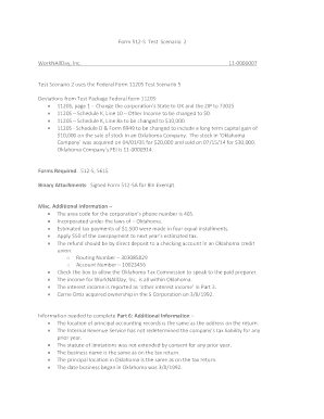 Oklahoma Small Business Corporation Income Tax Return