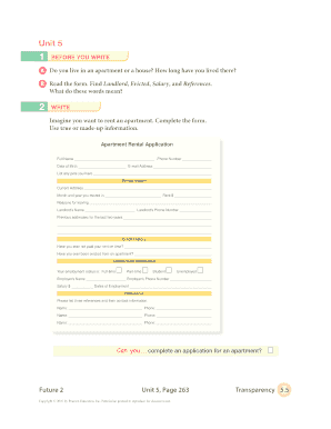 Apartment Rental Application