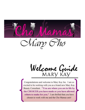 Mary Kay Welcome Guide