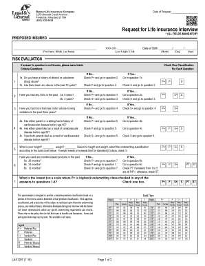 Banner Life Insurance Interview Request Form