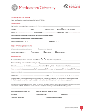 Global Pathways Application Form