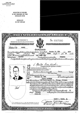 Form N-405 Affidavit of Witnesses