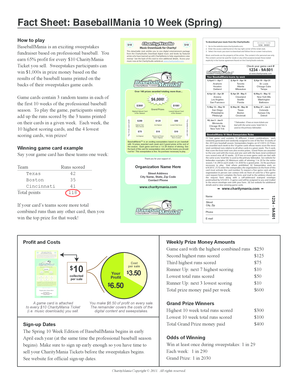 Fact Sheet: BaseballMania 10 Week (Spring)