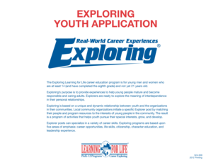 Exploring Youth Application Form