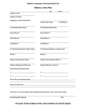 Diabetes Action Plan