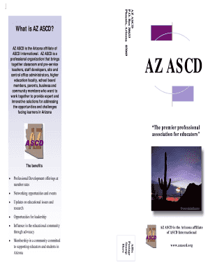 AZ ASCD Membership Application